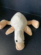 Eend knuffel 24 cm lang creme en bruin 4 euro, Ophalen of Verzenden, Zo goed als nieuw, Overige typen