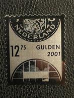Zilveren postzegel 12,75 gulden 2001, Postzegels en Munten, Postzegels | Nederland, Na 1940, Ophalen of Verzenden, Postfris