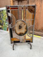 Glas in lood standaard decoratie, Ophalen, Zo goed als nieuw