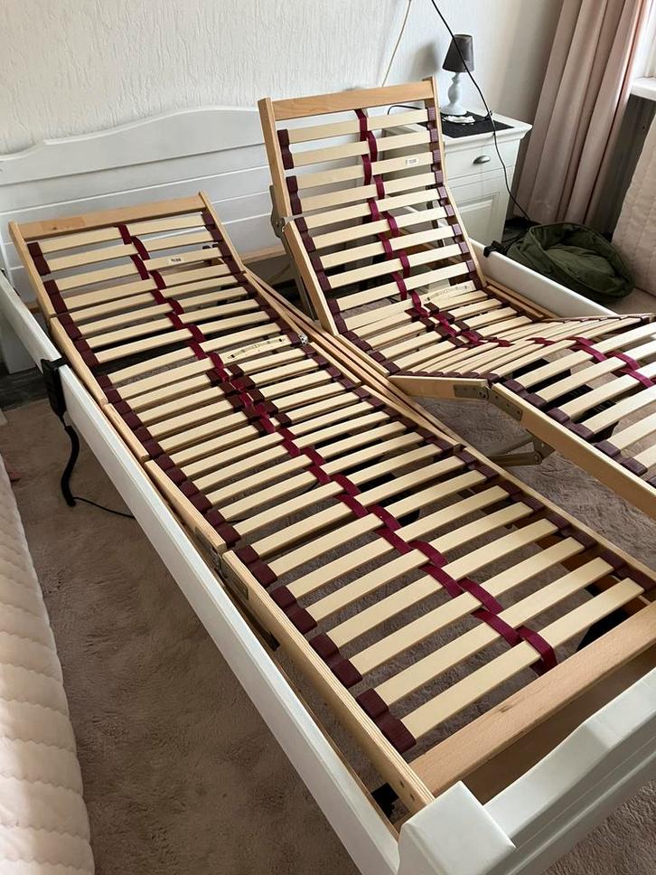 Auping, Huis en Inrichting, Slaapkamer | Matrassen en Bedbodems, Zo goed als nieuw, 140 cm, 200 cm, Tweepersoons, Ophalen