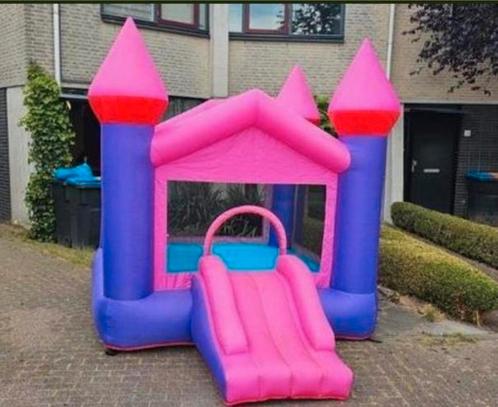 Kasteelspringkussen te huur, Hobby en Vrije tijd, Feestartikelen | Verhuur, Zo goed als nieuw, Overige, Ophalen of Verzenden