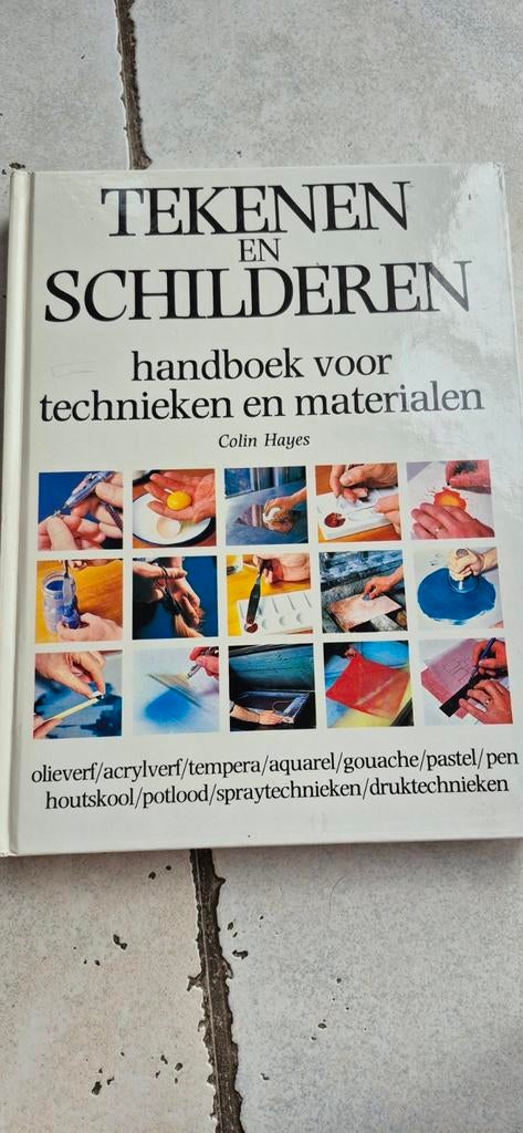 Tekenen en Schilderen: Technieken en Materialen, Hobby en Vrije tijd, Ophalen of Verzenden, Gebruikt, Boek, Kunst en Creatief