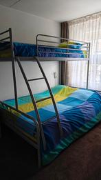 Stapelbed incl. Dekbedhoezen en matrassen, Huis en Inrichting, Ophalen, 90 cm, Tweepersoons, Zo goed als nieuw