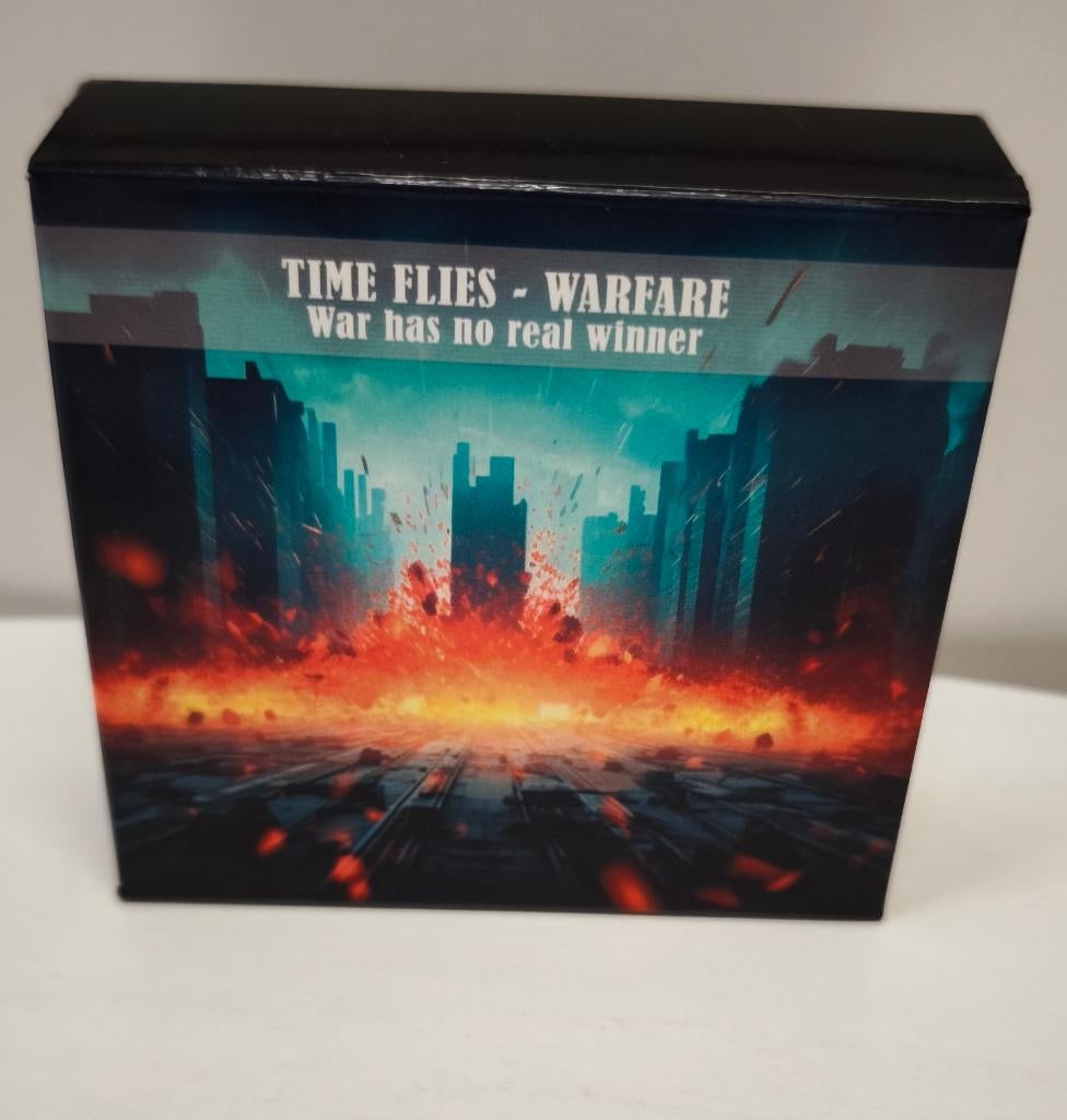 coin silver - War has not winner, Ophalen, Zilver