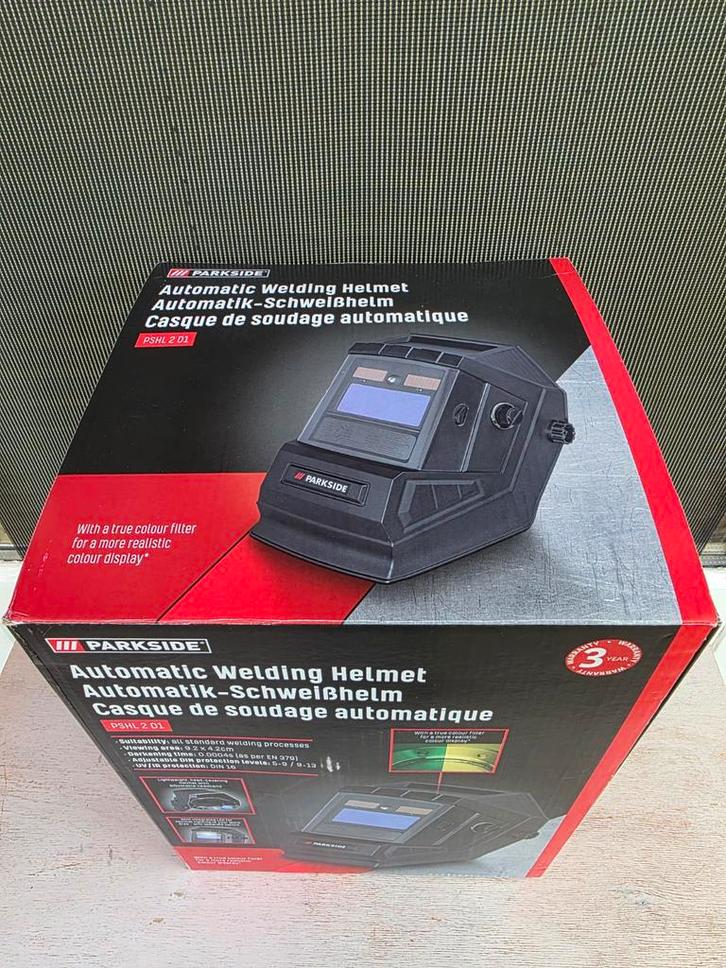 PARKSIDE automatische lashelm, Doe-het-zelf en Verbouw, Gereedschap | Lasapparaten, Nieuw, Overige typen, Ophalen of Verzenden