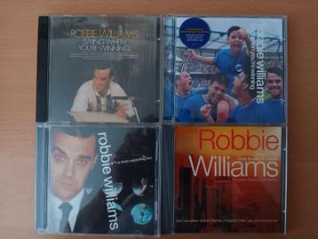 4 prachtige originele cd's van Robbie Williams beschikbaar voor biedingen