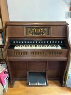 Mannborg harmonium orgel plus kruk antiek, Ophalen, Gebruikt, 1 klavier