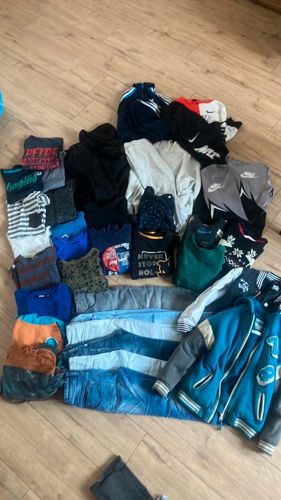 Groot pakket jongens kleding maat 122, Kinderen en Baby's, Kinderkleding | Maat 122, Zo goed als nieuw, Jongen, Shirt of Longsleeve