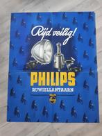 Originele poster voor Philips Rijwiellampen, Verzamelen, Verzenden, A1 t/m A3, Reclame, Rechthoekig Staand