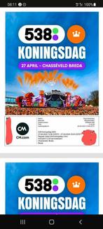 Radio 538 Koningsdag Ticket x2