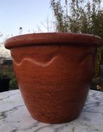 Oud Hollandse terracotta bloempot 25cm vorst weerbestendig, Tuin en Terras, 25 tot 40 cm, Rond, Zo goed als nieuw, Minder dan 40 cm