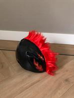 Kinder Skihelm Giro met rode hanenkam, Ophalen of Verzenden, Zo goed als nieuw, Skiën, Kleding