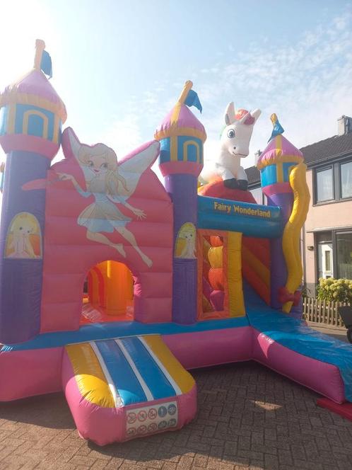 Springkussen multiplay 'Fairy Wonderland', Hobby en Vrije tijd, Feestartikelen | Verhuur, Zo goed als nieuw, Overige, Ophalen of Verzenden