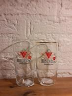 Vintage bierglazen 3 HOEFIJZERS BREDA., Overige merken, Glas of Glazen, Gebruikt, Ophalen of Verzenden