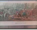 2 antieke prenten op hout van de Jacht., Ophalen of Verzenden, Voor 1940, Zo goed als nieuw, Prent