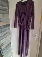 Jumpsuit glitter, Maat 42/44 (L), Ophalen of Verzenden, Zo goed als nieuw, Paars