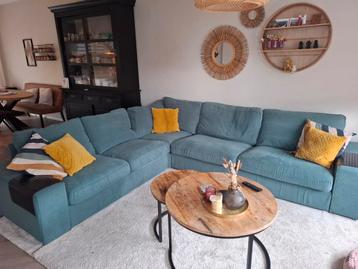 Kivik bank ikea (5 zits)  met grijsturkoois hoes beschikbaar voor biedingen