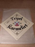 Reclamebord Tripel Karmeliet, Verzamelen, Biermerken, Ophalen of Verzenden, Nieuw, Reclamebord, Plaat of Schild, Overige merken