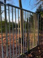 Gebruikt ijzeren spijlen hekwerk, Tuin en Terras, Tuinhekken en Hekwerk, Ophalen, Gebruikt, IJzer, Sierhekwerk