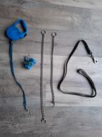 Hondenriem leer, wurgkettingen, Dieren en Toebehoren, Hondenriemen, Ophalen of Verzenden