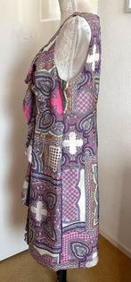 Comma zijden jurk maat 42[v], Kleding | Dames, Jurken, Ophalen of Verzenden, Zo goed als nieuw, Maat 42/44 (L), Knielengte