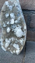 Apofiet op kwarts, Verzamelen, Mineralen en Fossielen, Ophalen of Verzenden, Mineraal