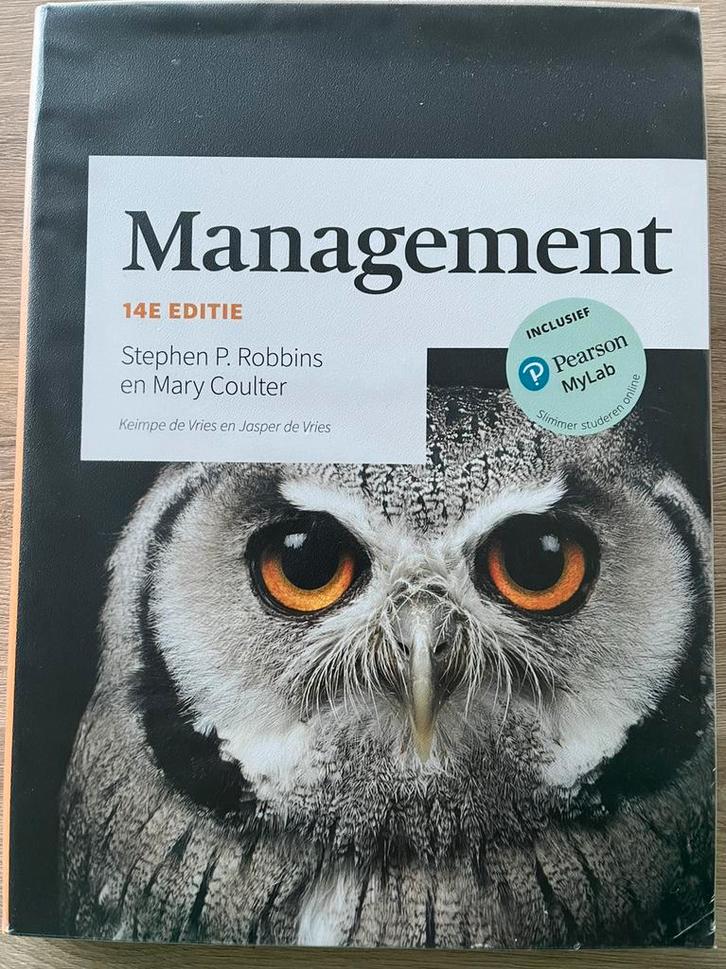 Stephen P. Robbins - Management, Boeken, Schoolboeken, Zo goed als nieuw, Nederlands, Overige niveaus, Ophalen