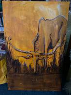 Afrikaanse koe (?) schilderij, Ophalen