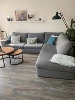 Antracietgrijze hoekbank Gouda 3-zits +ottomaan! Doe een bod, Ophalen, Zo goed als nieuw