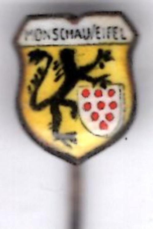 Monschau/eiffel email op zilverkleurig speldje ( W_558a ), Verzamelen, Speldjes, Pins en Buttons, Nieuw, Speldje of Pin, Stad of Land