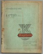 Kaptein 175 cc kopklepper instructieboek 1950, Motoren, Ophalen of Verzenden, Overige merken