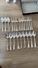 Verzilverd dinerbestek Haags lofje Gero, Ophalen of Verzenden