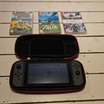 Nintendo switch compleet, Spelcomputers en Games, Spelcomputers | Nintendo Switch, Ophalen, Zo goed als nieuw, Met 2 controllers