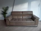 Erg mooi lederen bankstel, Huis en Inrichting, Banken | Bankstellen, Ophalen, 150 tot 200 cm, Driepersoons, Zo goed als nieuw