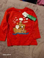 Nieuw rood shirtje maat 86 - Sinterklaas thema, Kinderen en Baby's, Babykleding | Maat 86, Ophalen, Zeeman, Jongetje of Meisje