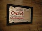 Delicious Coca Cola drank frisdrank vintage spiegel logo 2, Verzamelen, Ophalen of Verzenden, Gebruikt, Gebruiksvoorwerp