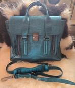 3.1 Phillip Lim tas - Medium Sarchel in Turquoise., Ophalen of Verzenden, Zo goed als nieuw, Blauw, Shopper
