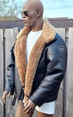 Pall Mall / PME zware leren sheepskin lammycoat jas (XXXL), Kleding | Heren, Ophalen of Verzenden, Zo goed als nieuw, Overige maten