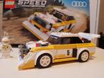 Lego raceauto Audi. (76897), Kinderen en Baby's, Speelgoed | Duplo en Lego, Ophalen of Verzenden, Zo goed als nieuw, Complete set