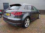 Audi A3 1.4TFSI G-tron 81KW SB S-tro 2014 Grijs, Auto's, 4 cilinders, CNG (Aardgas), 96 €/maand, Leder en Stof