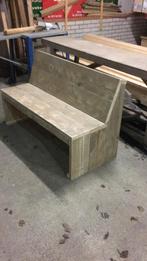 Leuk bankje nieuw gemaakt van oud lijkend steigerhout., Ophalen of Verzenden, Nieuw