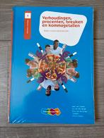 Verhoudingen, procenten, breuken - Nieuw!, Boeken, Studieboeken en Cursussen, Ophalen of Verzenden, Nieuw, HBO