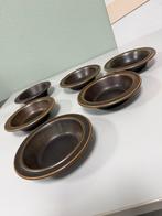 6x Vintage Arabia Ruska schaal schalen Ulla Procopé Finland, Ophalen of Verzenden