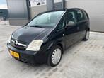 Opel Meriva 1.6 16V 2005 Zwart, Auto's, Opel, Voorwielaandrijving, 65 €/maand, Stof, 4 cilinders