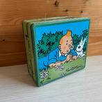 Kuifje blik - Kuifje en bobbie in het gras, Verzamelen, Ophalen of Verzenden, Kuifje, Zo goed als nieuw, Beeldje of Figuurtje