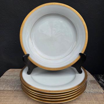 Noritake China bone porselein, model goldridge,  borden 6 st beschikbaar voor biedingen