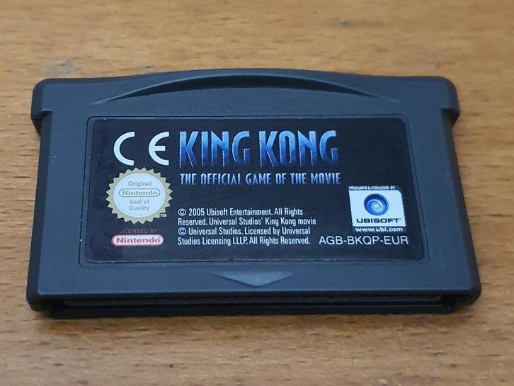 OPRUIMEN | GBA | KING KONG, Spelcomputers en Games, Games | Nintendo Game Boy, Gebruikt, Avontuur en Actie, 1 speler, Vanaf 3 jaar
