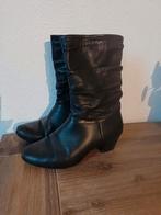 Tamaris kuitlaarzen leder, Kleding | Dames, Schoenen, Tamaris, Zwart, Lage of Enkellaarzen, Ophalen of Verzenden