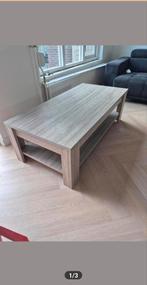 Moderne salontafel met opbergplank, Huis en Inrichting, Tafels | Bijzettafels, Ophalen, Zo goed als nieuw, Rechthoekig, Modern