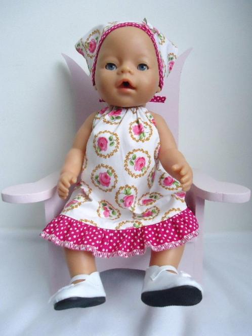 Poppenkleertjes kleertjes voor een baby pop van 43 cm no 110, Kinderen en Baby's, Speelgoed | Poppen, Nieuw, Babypop, Ophalen of Verzenden